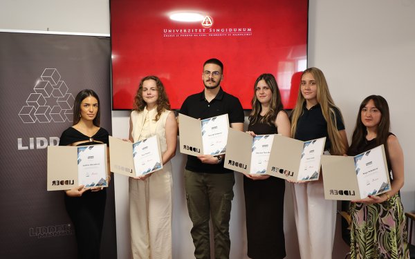 Lidder Sertifikati studentima Univerziteta Singidunum 2026.